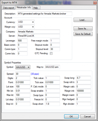 My settings